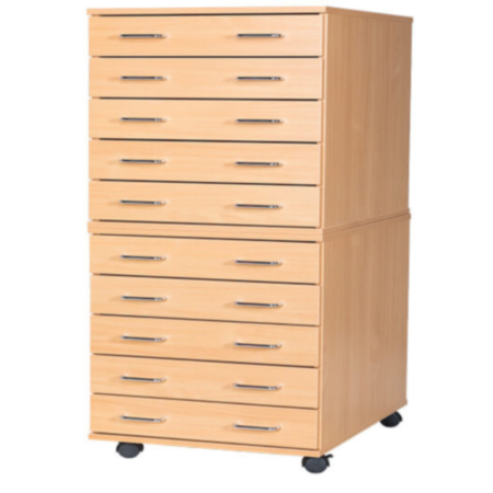 Heavy Duty 10 Drawer A2 Plan Chest