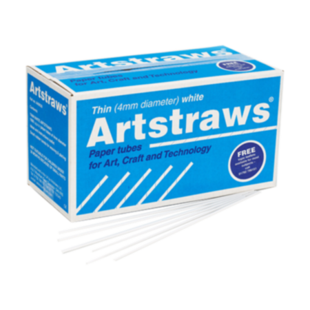 Artstraws White Standard 1800 Straws