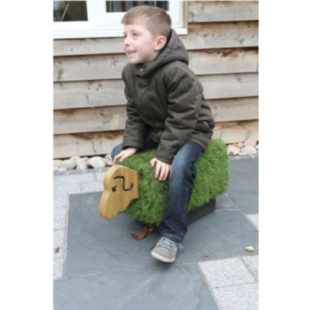 Timotay Outdoor Playground Sensory Grass Farm Set Seating 