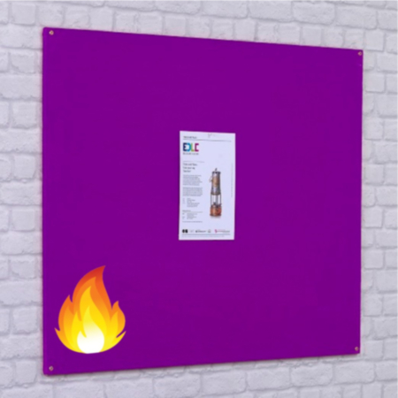 Accents FlameShield Unframed Noticeboards