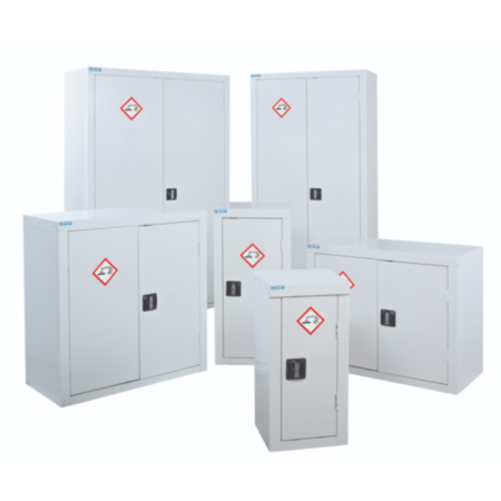Acid and Alkali Workplace Metal Storage Cupboard with 2 Point Locking System