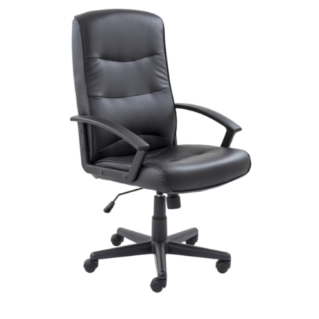 Canasta II Black PU Leather Executive Office Chair 