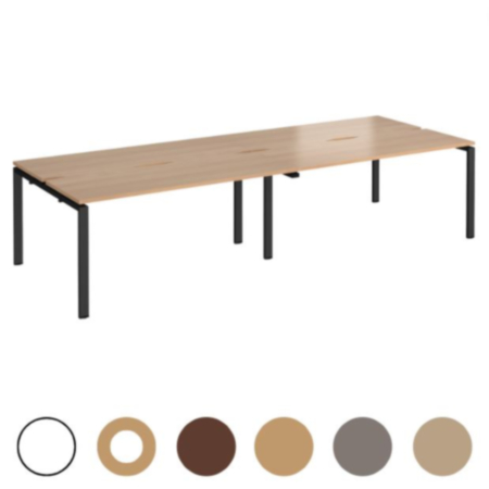 Adapt Four-Seater Back to Back Bench Desk