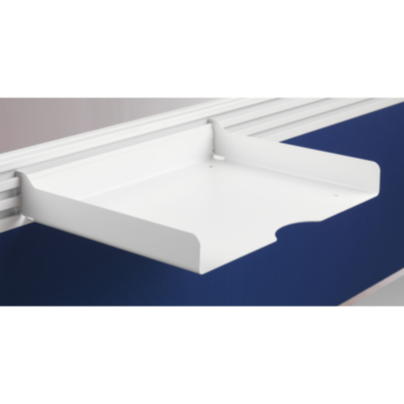 A4 Metal Paper Tray - White