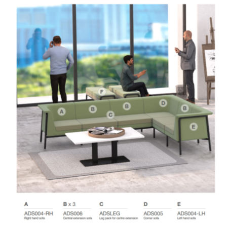 Addison Reception and Breakout Modular Soft Seating Unit