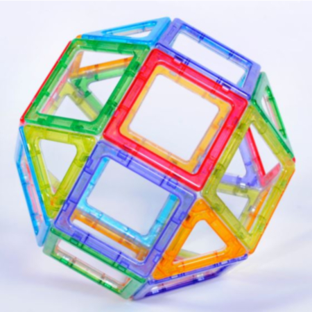 Polydron Crystal MegaMag Building Set