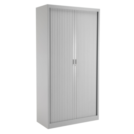 Steel Open Tambour - Grey