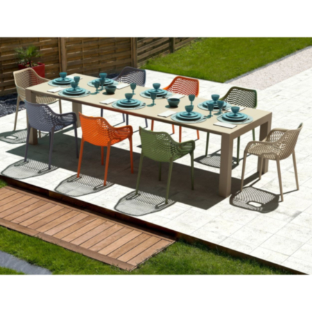 Air Polypropylene Cafe Bistro Arm Chair