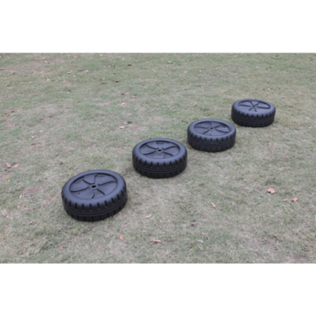 Early Years Outdoor Tyre Balance Challange- Black Set