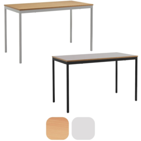 Hille Essentials Rectangle Fully Welded Classroom Table with MDF Edge