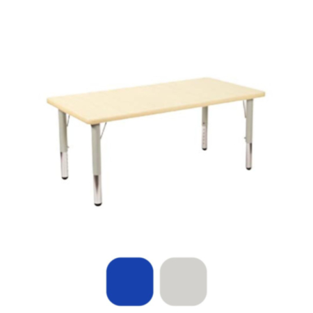 Victoria Rectangle Height Adjustable Classroom Table