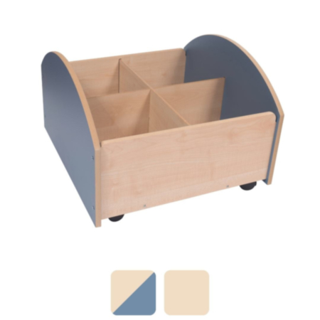 Curve Style Floor Level Library Kinderbox
