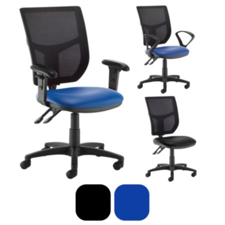 Altino 2 Lever High Mesh Back Vinyl Ergonomic Office Operator Chair