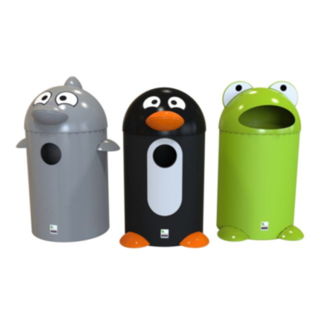 Outdoor Recycled Dolphin Aqua Buddy Bin for Playgrounds