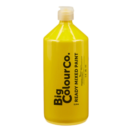 RM Washable Paint 600ml Yellow  Pack 6