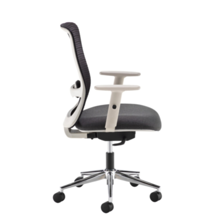 Arcade Black Mesh Ergonomic Office Operator Chair with Chrome Base