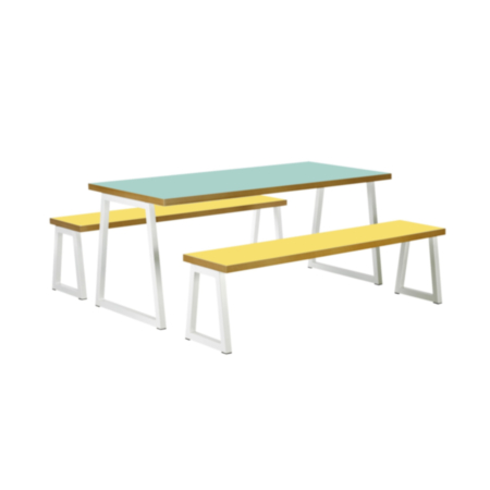 Arena 8 Seater Breakout Dining Bench Set
