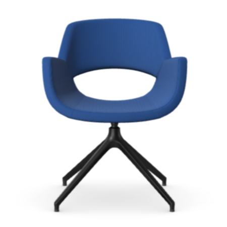 Fielder Reception Chair Aluminium Pyramid Base