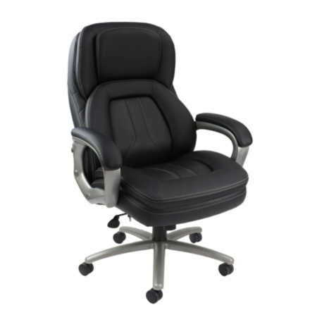Atlas Bariatric Executive Chair - Black Leather Faced
