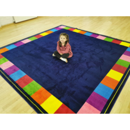 KinderColour Rainbow 3x3m Play Rug