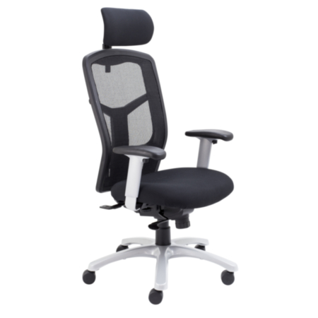 Fonz 24 Hour Black High Back Mesh Office Task Chair 