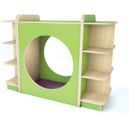KubbyClass Maple Hideaway Double Sided Play Nook - Set L