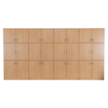 OneStore Modular Cupboard Wall - 4 Metre Wide Non-Locking