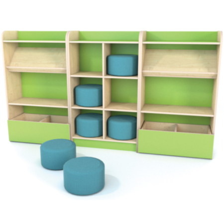 KubbyClass Display &amp; Browse School Library Reading Unit- Set M