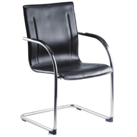 Guest Leather Effect Reception Chair 