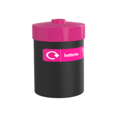 Indoor Recycled Battery Bin for Company Use - 18L
