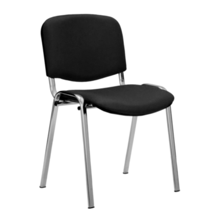 Iso Vinyl Chrome Framed Stackable Meeting Chair