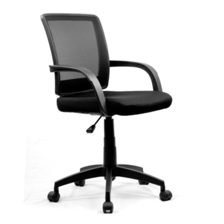 Beta Ergonomic Medium Back Mesh Office Chair With Contoured Back