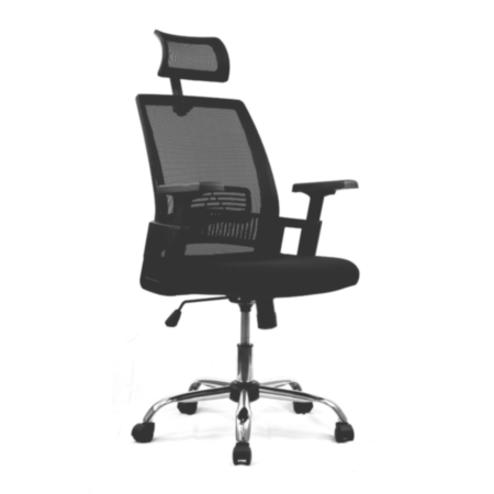 Alpha High Back Mesh Office Chair With Headrest