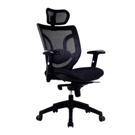 Newton Office High Back Mesh Executive Armchair With Headrest