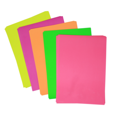 A4Dayglo Copier Paper Ast Pack 100