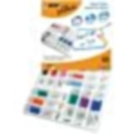 Bic Velleda 1741 Dry Wipe Med Ass Pack 60