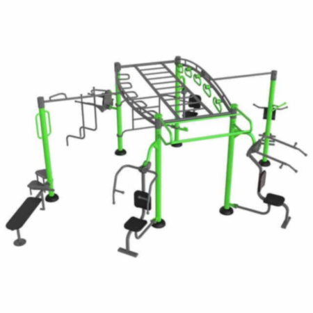 Big Rig Outdoor Multi-user Fitness Equipment - 17+ Users
