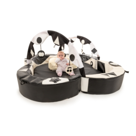 Early Years Soft Play Crescent Ring Super Set Black &amp; White