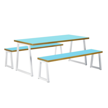 Arena 4 Seater Breakout Dining Bench Set