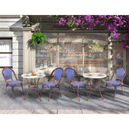 Carcassonne Parisian Aluminium Cafe Bistro Chair 