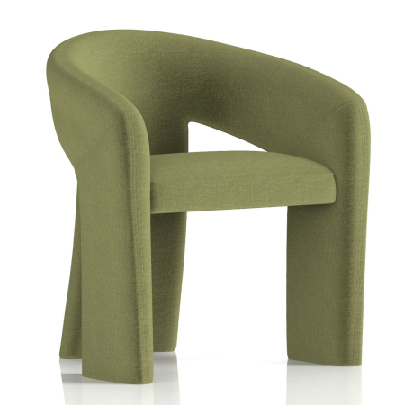 Emerald Throne Accent Chair Forest Green