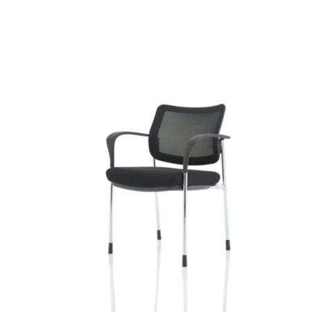 Brunswick Deluxe Mesh Back Chrome Frame With Arms