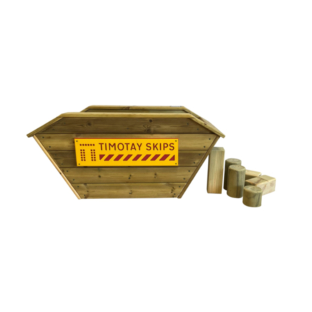 Value Wooden Playground Construction Skip