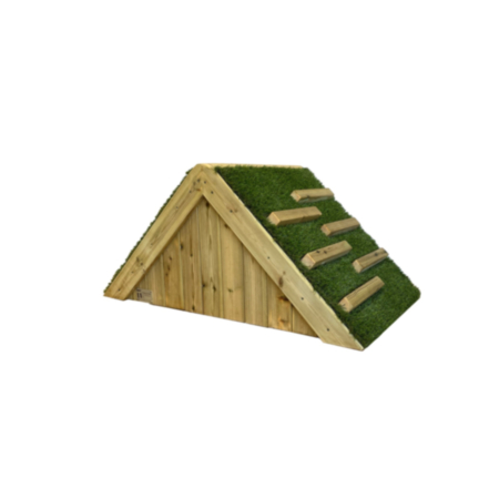 Value Playground Grass Up and Over Ramp