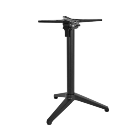 Bruges Black Flip Top 3 Leg Cafe Bistro Table Base 