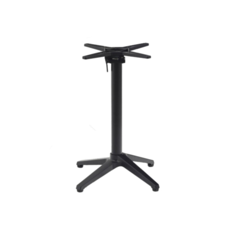 Bruges Black Flip Top 4 Leg Cafe Bistro Table Base 
