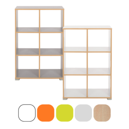 Bubblegum 6 Cube (Vertical) Room Divider