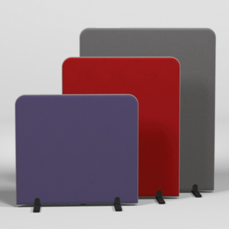 Busy Screen Curve Freestanding Floor Divider Screens - Woven Cloth