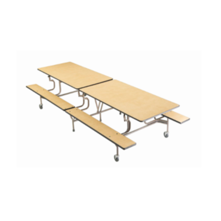 SICO BY-65 Mobile Folding School 12-16 Seater Table with Benches