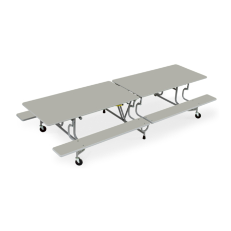 SICO BY-65 Mobile Folding School 16-20 Seater Table with Benches